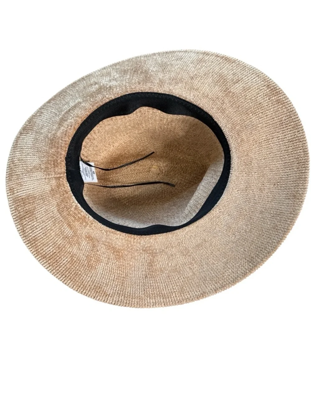 Tan Wide Brim Straw Hat Neutral Boho Sun Hat Resort Beach Minimalist